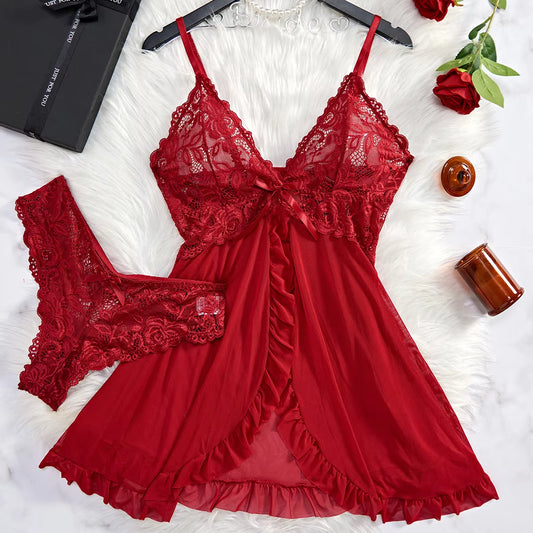 Lingerie sexy transparente pour femmes
